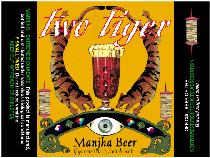 Two Tiger Manjha Beer Label