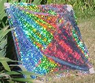 ooh! sparkly mylar kite