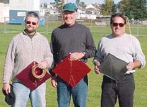 Brian Johnsen 2nd, Bruce Lambert 1st, Ron Lowry 3rd