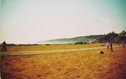 Flying down on Marrowstone Point