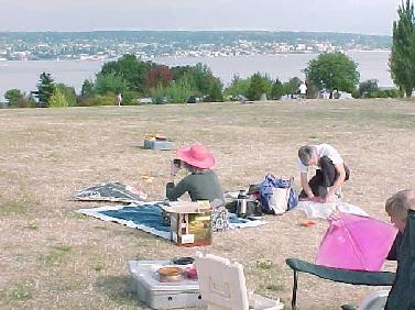 Susan and Ken enjoying the day