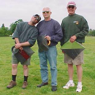 Dennis Crowley, Chuck Lund, Bruce Lambert