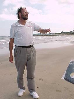 Bruce Jarvie on White Sand Beach