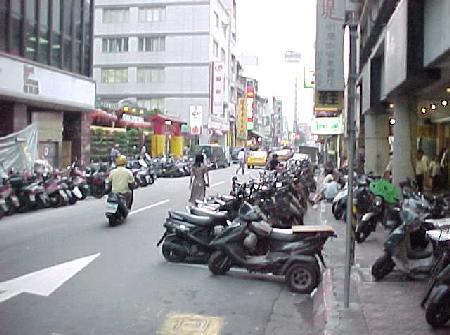 Scooter Parking in Taipei