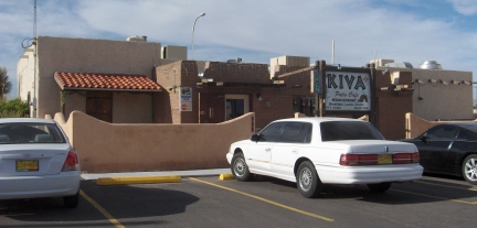 Entrance from the rear of Kiva Patio Cafe