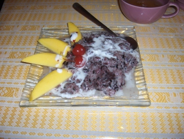 Sticy rice mango