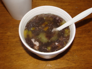 Seaweed and bittermelon soup